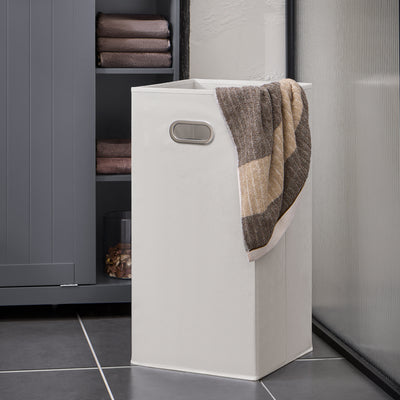 SoBuy BZR104-DG Colonne Salle de Bain Grise 171cm, Panier à Linge Amovible, 6 Étagères, 2 Tiroirs, Anti-Basculement, Charge 70 kg – 60x37x171 cm