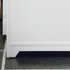 SoBuy BZR108-W Meuble sous Lavabo avec 2 Portes – 60×30×60 cm, Charge 30 kg, MDF E1, Blanc
