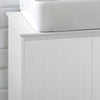 SoBuy BZR108-W Meuble sous Lavabo avec 2 Portes – 60×30×60 cm, Charge 30 kg, MDF E1, Blanc