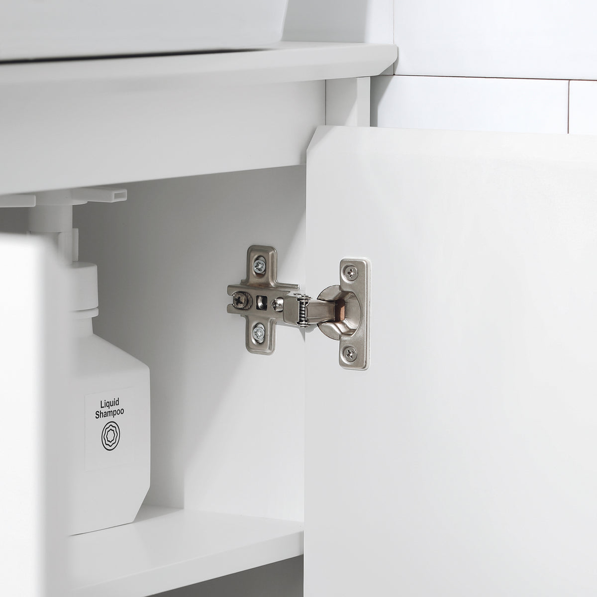 SoBuy BZR108-W Meuble sous Lavabo avec 2 Portes – 60×30×60 cm, Charge 30 kg, MDF E1, Blanc