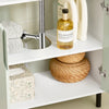 SoBuy BZR139-GR Meuble sous Lavabo Meuble sous Vasque avec 2 Portes et étagère réglable | Prévente
