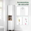 Prévente SoBuy BZR147-W Colonne de Salle de Bain 170 cm – Blanc