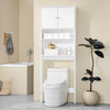 SoBuy BZR165-W Colonne Salle de Bain avec 3 Niveaux, pour Salle de Bain et WC, Rangement Optimisé, Design Fonctionnel, Usage Quotidien – L65×P20×H182 cm, Blanc