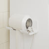 SoBuy BZR240-E-W Colonne de Salle de Bain Étroite avec Miroir et Éclairage – Prise Intégrée et Port USB-A, 2 Tiroirs – 30×30×180,5 cm, Blanc