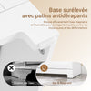 SoBuy BZR33-II-W Meuble Panier à Linge 2 Compartiments 45L – 2 Tiroirs, Gain de Place Salle de Bain, Blanc