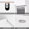 SoBuy BZR33-II-W Meuble Panier à Linge 2 Compartiments 45L – 2 Tiroirs, Gain de Place Salle de Bain, Blanc