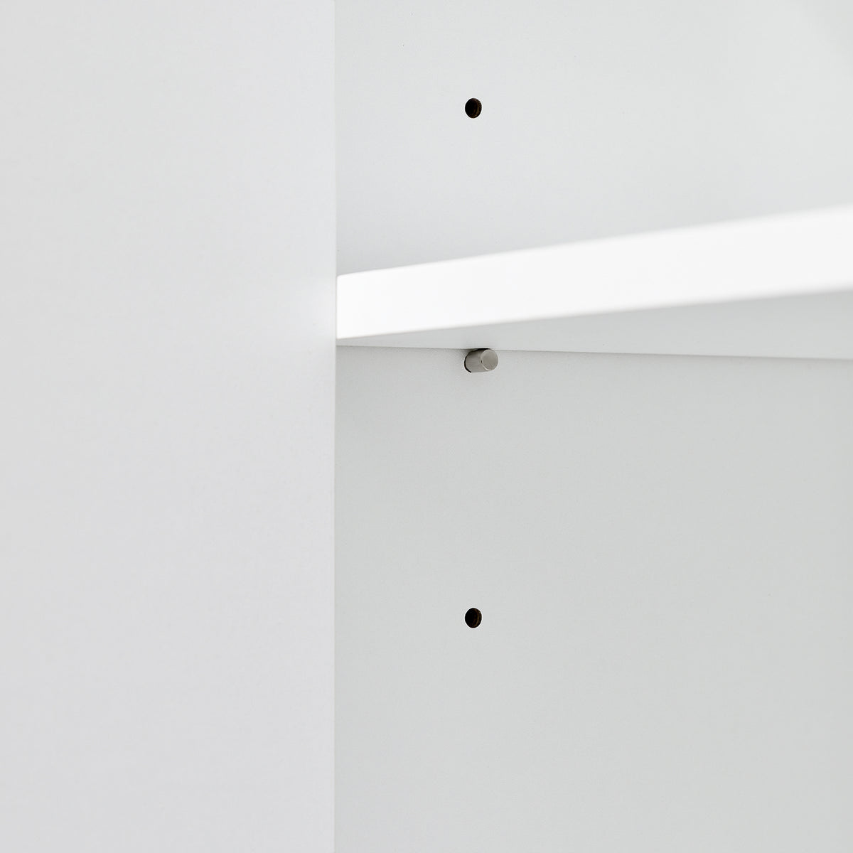 SoBuy FBT105-W Caisson d’Imprimante Mobile avec Roulettes, 2 Tiroirs et 1 Compartiment Ouvert, Rangement Optimisé, Design Fonctionnel – L60×P35×H70 cm, Blanc