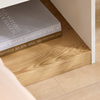 SoBuy FBT128-WN Table de Chevet, Table de Nuit, Table d'Appoint, Bout de Canapé avec 1 Tiroir pour Salon, Chambre