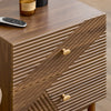 SoBuy FBT170-N Table de Chevet Vintage avec 2 Tiroirs, Table d'Appoint en Bois avec Pieds en Bois de Caoutchouc, Table de Nuit pour Chambre, Salon et Bureau, Marron, L45 × P40 × H58 cm