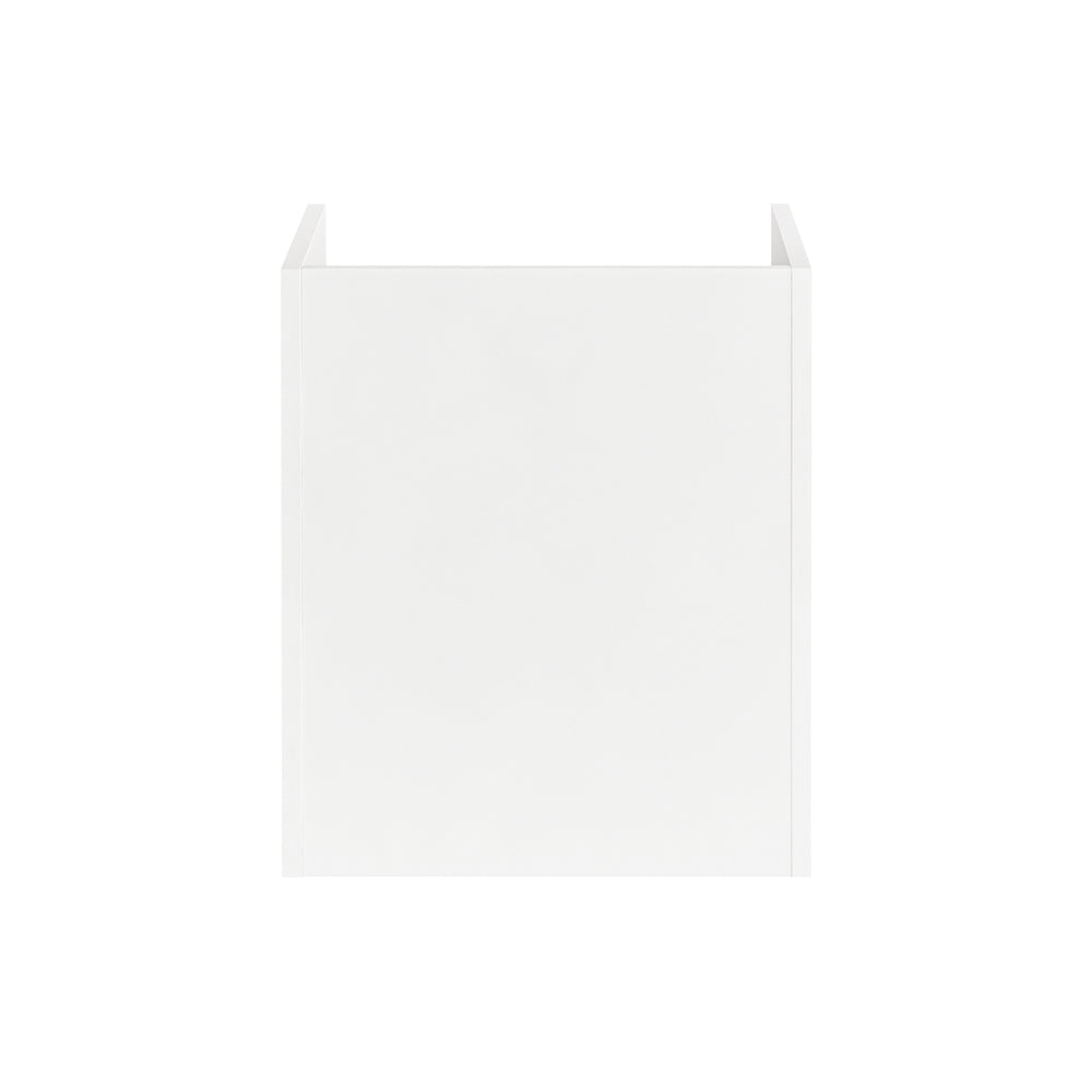 SoBuy FBT66-W Table de Chevet Table de Nuit Bout de Canapé avec 1 Tiroir 1 Niche Blanc