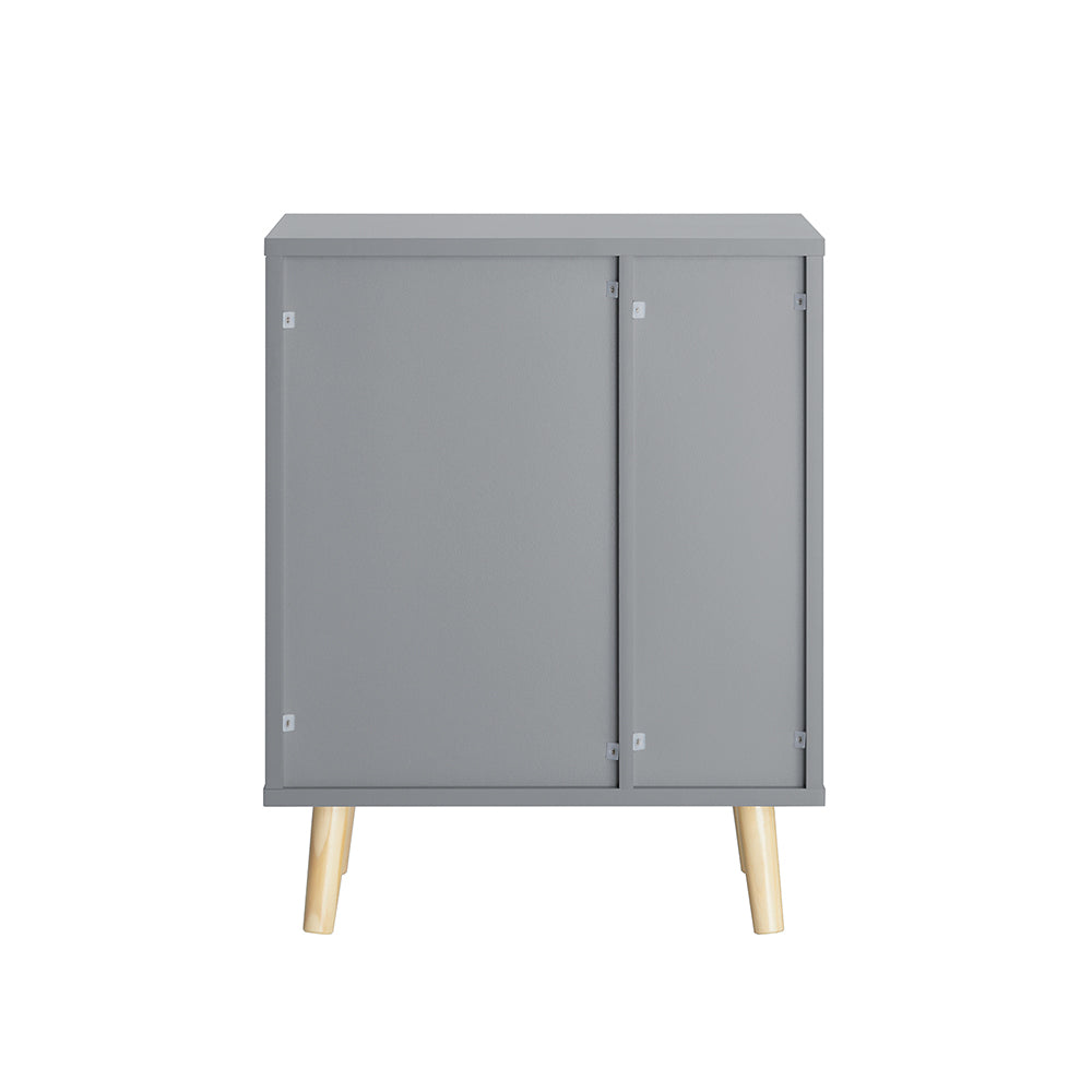SoBuy FBT95-HG Table d’Appoint Bout de Canapé Table de Chevet Table de Nuit avec 3 tiroirs et 2 étagères de rangement