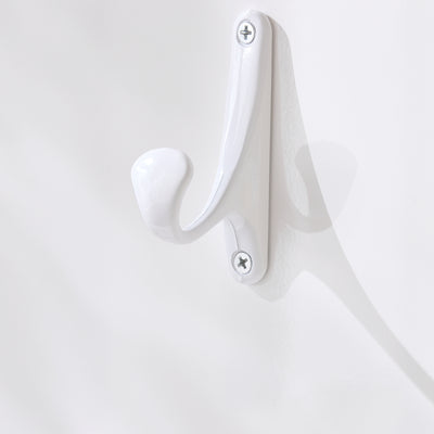 SoBuy FHK36-W Porte-Manteau Mural avec Étagère et 4 Crochets – 100×20×70 cm, Charge 21 kg, MDF E1, Blanc