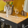 SoBuy FKW113-SCH Desserte Cuisine à roulettes Meuble Cuisine Rangement Desserte de Cuisine Plan de Travail Cuisine Buffet Cuisine Petit Meuble de Rangement Noir 75x46x83 cm
