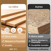 SoBuy FKW133-SCH Desserte de Cuisine à Roulettes – Plan Bois 99 cm, Tiroir, Placard 2 Portes, 3 Étagères, 75 kg | Noir