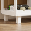SoBuy FKW45-E-WN desserte Cuisine avec Prise, 75x37,6x86,5 cm, Cuisine et café | Avec casier à bouteilles et pieds interchangeables, desserte à roulettes cuisine avec plan de travail, MDF/PB