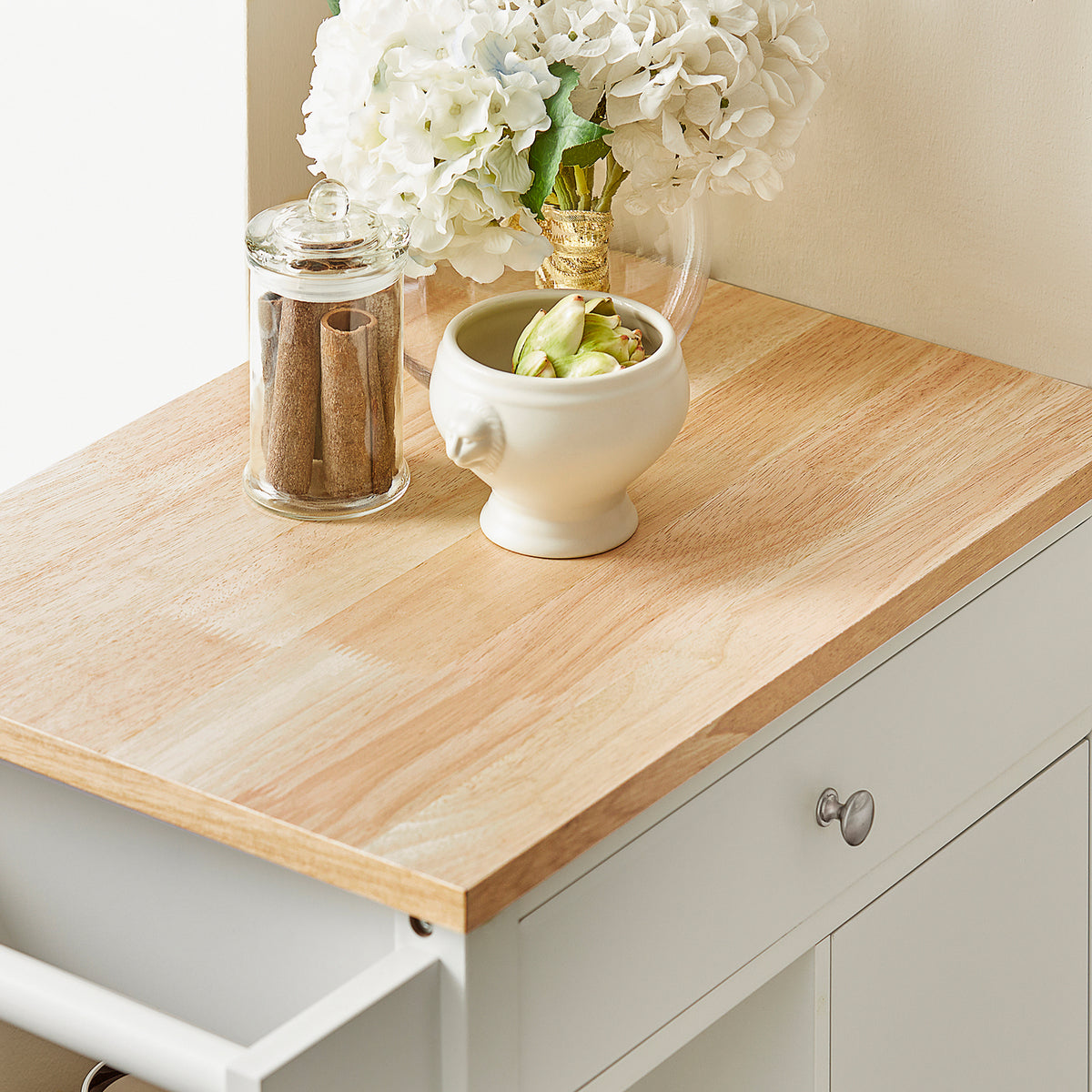 SoBuy FKW46-WN Desserte roulante Chariot de cuisine de service Meuble de Rangement