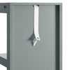 SoBuy FRG126-SG Meuble Colonne Salle de Bain Meuble de Rangement avec 4 Étagères et 2 Tiroirs Modulables Petit Salle de Bain Bois, Anti-Bascule, Gain de Place pour WC et Toilette 30x30x140