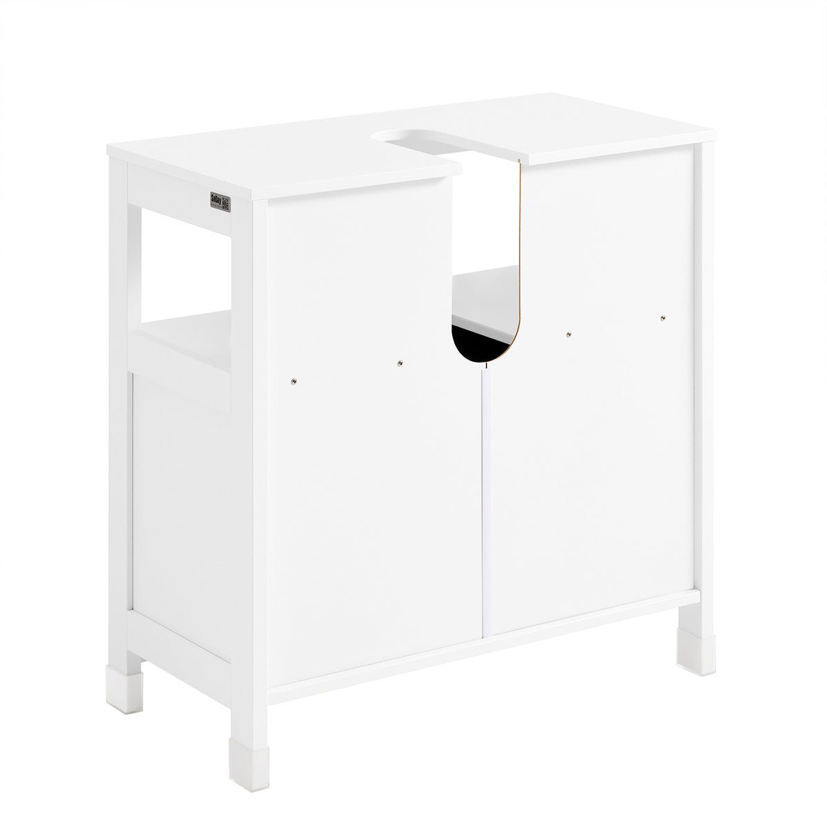 SoBuy FRG128-W Meuble Sous-Lavabo Meuble pour lavabo suspendu