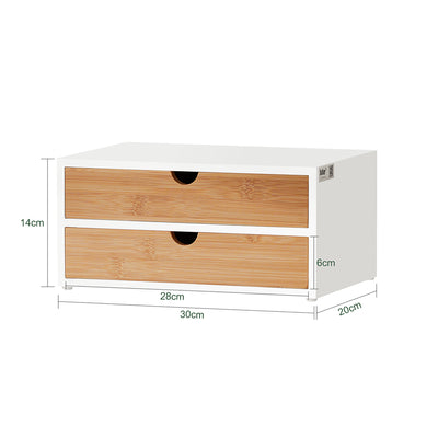 SoBuy FRG180-WN Boîte de rangement Porte-Capsules Nespresso Distributeur Boîte