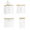 SoBuy FRG237-WN Meuble Sous Lavabo, Meuble sous Vasque avec 2 Portes et 2 Étages | Prévente