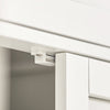 SoBuy FRG238-W Meuble Bas de Salle de Bain – Commode pour Salle de Bain, Armoire de Rangement avec étagère réglable, 1 Tiroir et 2 Portes, pour Le Couloir et la Cuisine Blanc, 60x35x87 cm