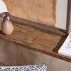 SoBuy FSB19-XL-N Console Entrée Meuble Couloir Étagère Arrière Canapé – Structure Métal Robuste, Design Moderne Ultra Fin – Idéal pour Salon, Chambre, Entrée 120x20x80cm