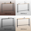 SoBuy FSB19-XL-Z Console Entrée Meuble Couloir Étagère Arrière Canapé – Structure Métal Robuste, Design Moderne Ultra Fin – Idéal pour Salon, Chambre, Entrée – 120x20x80cm