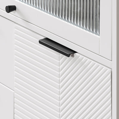 SoBuy FSB94-W Meuble Chaussures, Meuble Entrée, Commode, Armoire de Rangement
