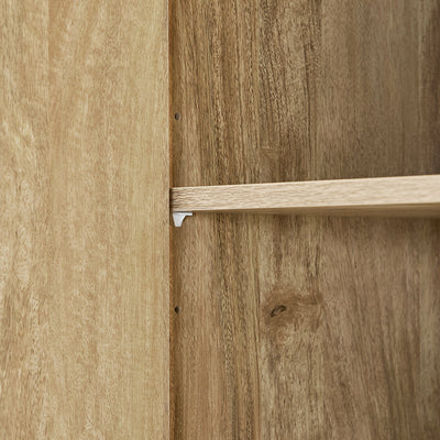 SoBuy FSB96-G Armoire à Chaussures avec 2 Portes Effet Miroir et 5 Compartiments – L83×P38×H100 cm, Charge 80 kg, Finition Dorée