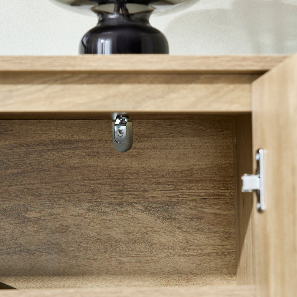 SoBuy FSB96-G Armoire à Chaussures avec 2 Portes Effet Miroir et 5 Compartiments – L83×P38×H100 cm, Charge 80 kg, Finition Dorée