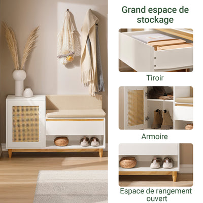 Banc à chaussures SoBuy FSR128-W – présentation des caractéristiques et fonctionnalités