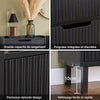 SoBuy FSR177-SCH Armoire à Chaussures 2 Abattants Ultra-Slim 19cm, Rangement Compact pour Entrée Couloir – 50x19x90 cm, Noir