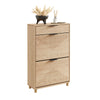 SoBuy FSR212-N Meuble à Chaussures Gain de Place – Entrée Étroite – 60x24x95 cm Naturel