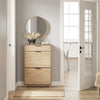 SoBuy FSR212-N Meuble à Chaussures Gain de Place – Entrée Étroite – 60x24x95 cm Naturel
