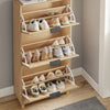 SoBuy FSR213-N Meuble à Chaussures Gain de Place – Entrée Étroite – 60x24x120 cm Naturel