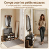 SoBuy FSR25-SCH Banc Chaussures Entrée, Banc de Rangement 3 en 1, pour Petit Appartement, Entrée, Couloir, Chambre, Noir, 60 x 30 x 43 cm