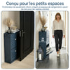 SoBuy FSR78-B Meuble à Chaussures Slim Bleu 24 cm – 2 Abattants, 8 Paires, FSC®