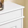 SoBuy FSR78-L-W Armoire à Chaussures 2 Abattants, Rangement 12 Paires, Slim 24cm pour Entrée Couloir – 75x24x96 cm, Blanc