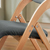Prévente SoBuy FST92-SGx2 Lot de 2 Chaises Pliantes Rembourrées en Bois – Gris Foncé