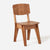 SoBuy HFST01-BR Chaise Design en Bois Confortable Ergonomique Chaise de Salle à Manger avec Dossier Chaise de Bureau en Tenons et Mortaises