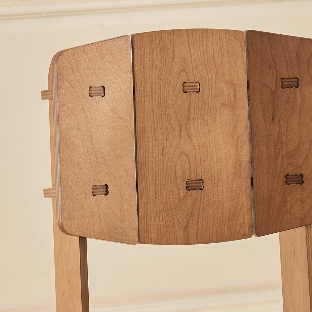 SoBuy HFST01-BR Chaise Design en Bois Confortable Ergonomique Chaise de Salle à Manger avec Dossier Chaise de Bureau en Tenons et Mortaises