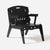 SoBuy HFST02-SCH Fauteuil Design Salon Ergonomique Chaise Fauteuil de Salon Confortable Fauteuil de Bureau en Tenons et Mortaises