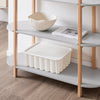 SoBuy HSTR01-H-HG Bibliothèque à 3 Niveaux, Étagère de Rangement, Étagère sur Pied en Bois à 3 Étages, Table d’Entrée, Table Console pour Salon, Bureau, Chambre, 100x33x88cm, Gris