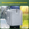 Prévente SoBuy KLS11-K Tuinschuur, tuinhuis voor buiten, waterdicht, motorhuis met haken, garage voor fiets en gereedschap, fietsschuur, opslag en opslag, zilver, 120 x 176 x 163 cm