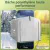 SoBuy KLS11-L Abri de Jardin, Cabane de Jardin Exterieur Imperméable, abri Moto, Garage pour Vélo et Outils, Abri Vélo, Rangement et Stockage, Argent, 159x165x219 cm