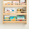 SoBuy KMB08-K-N Bibliotheque Enfant Étagère Livre Enfant 4 Niveaux Meuble Rangement Jouet Bibliothèque Meuble de Rangement Etagere Chambre Naturel 60x12x80cm