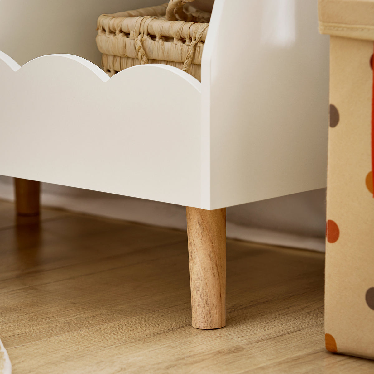 SoBuy KMB100-K-W Bibliothèque Enfant, Étagère à Livres, Étagère de Rangement Jouets pour Enfants,  2 Compartiments Ouverts