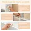 SoBuy KMB55-W Bibliothèque Enfant Montessori 8 Compartiments – Meuble Rangement Jouets et Livres, Blanc