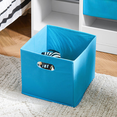 SoBuy KMB76-F Bibliothèque pour Enfants, Organisateur Jouets et Livres pour Enfants avec 2 Paniers, 5 Étagères et 1 Compartiment