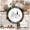 SoBuy NKD03-Wx2 Table de Chevet Murale, Table de Nuit Flottante avec Tiroir et Plateau, Étagère Murale pour Chambre à Coucher, L 45 x P 25 x H 22 cm, Blanc